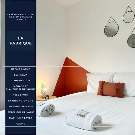 La Fabrique - Parking & Exterieur Privatif - Clim - Fibre - Calme Apartament *